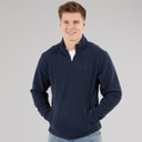 Herre blade 1/4 lynlås fleece Marineblå