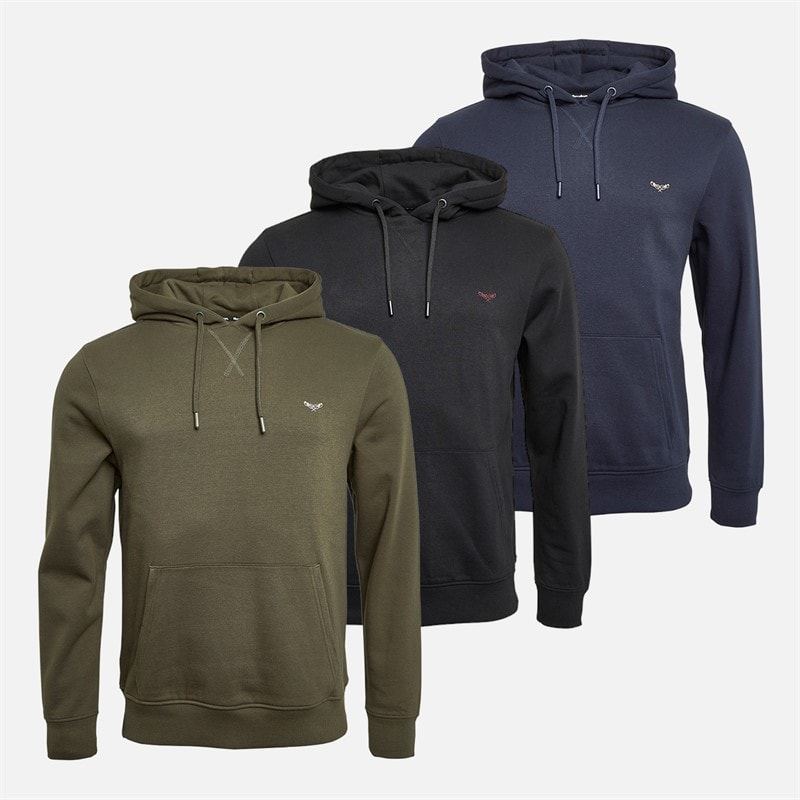 Herre trepak trifolium hættetrøjer Sort/Marine/Khaki - Billede 1