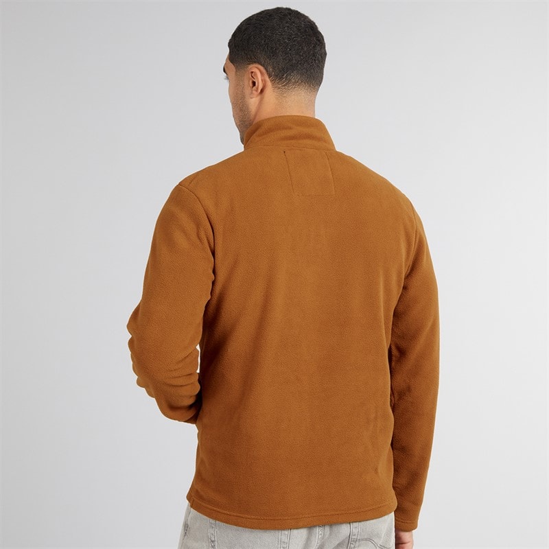 Herre blade 1/4 lynlås fleece Rust - Billede 2