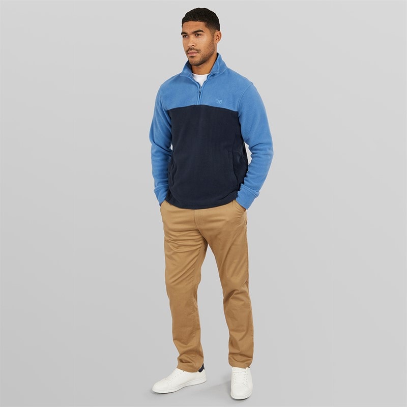 Herre wham 1/4 lynlås fleece Colbalt/Navy - Billede 3