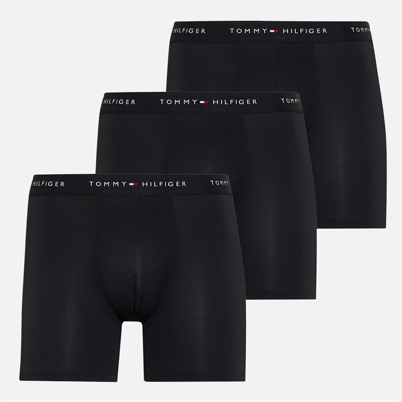 Tommy Hilfiger Herre trepak boxershorts - Sort/Sort/Sort