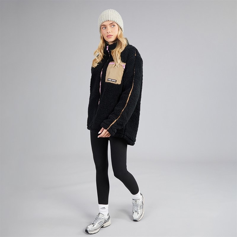 Dame jackson borg jakke Sort - Billede 4