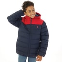 Drenge farveblok pufferjakke Navy Blazer