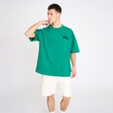 Herre tas chest print t-shirt Grøn