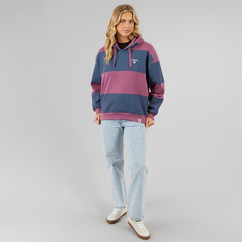 Dame sky hættetrøje Rosebud/Stone Blue - Billede 4