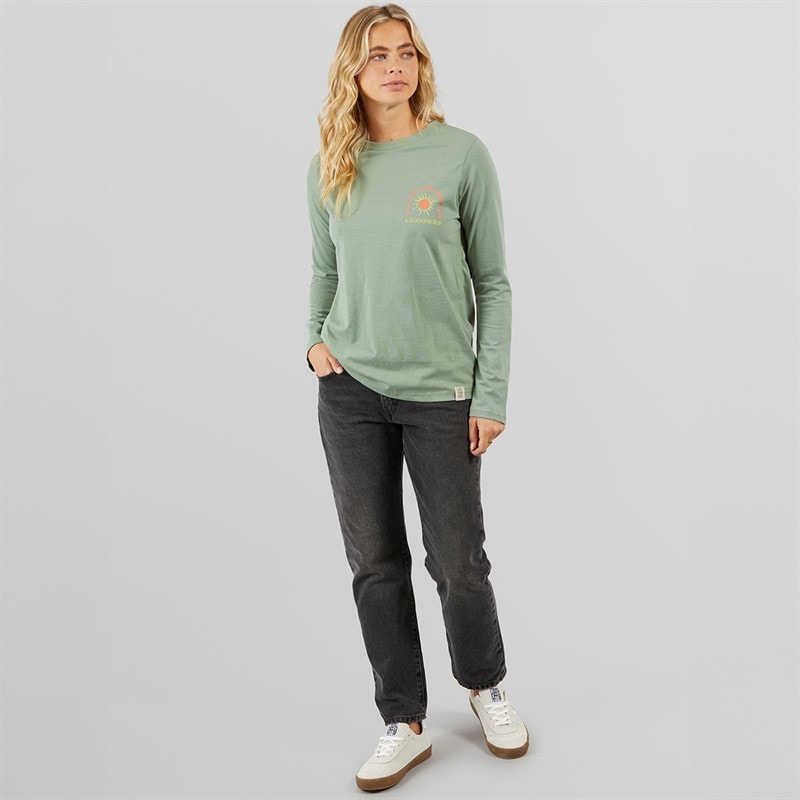 Dame airdrie langærmet t-shirt Green Bay - Billede 4