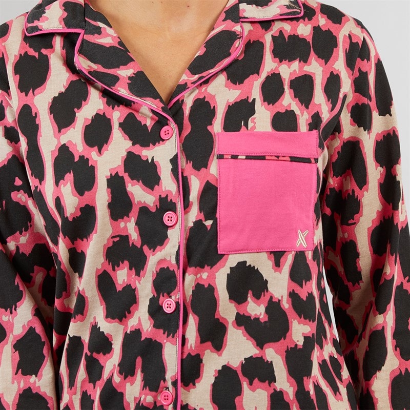 Dame cotter pyjamas Leopard - Billede 3