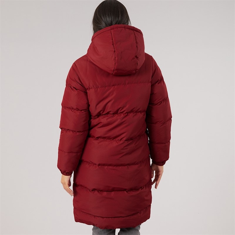 Dame excursion lang pufferjakke Bordeaux - Billede 2