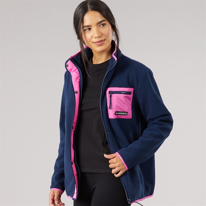 Dame oak fleece Navy - Billede 3