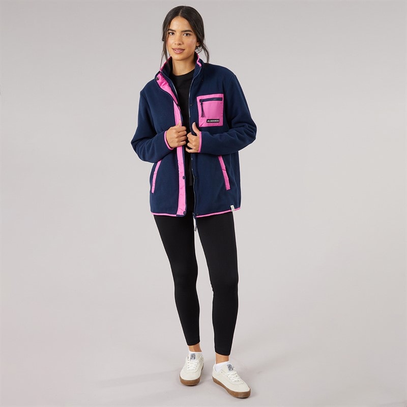 Dame oak fleece Navy - Billede 4
