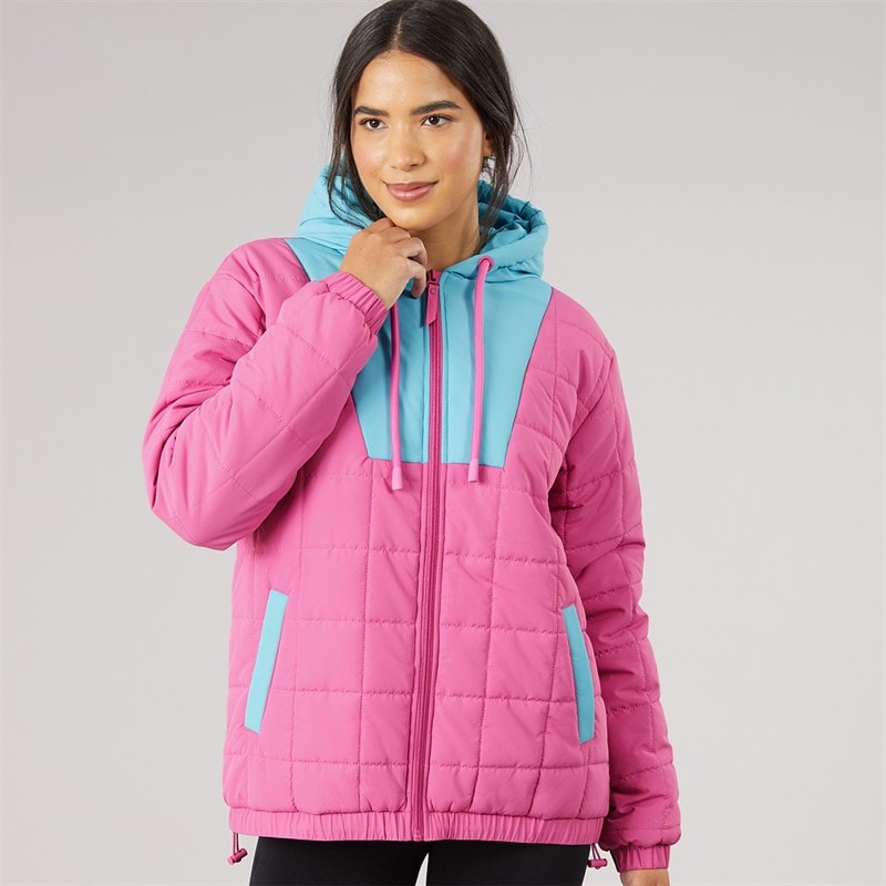 Dame ash oth vatteret jakke Hot Pink - Billede 3