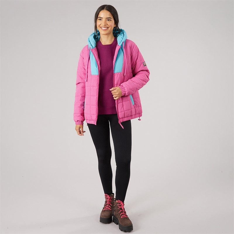 Dame ash oth vatteret jakke Hot Pink - Billede 4