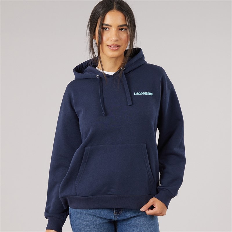 Dame rosetorn hættetrøje Navy - Billede 2