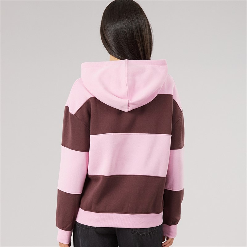 Dame sky hættetrøje Pink/Brun - Billede 2