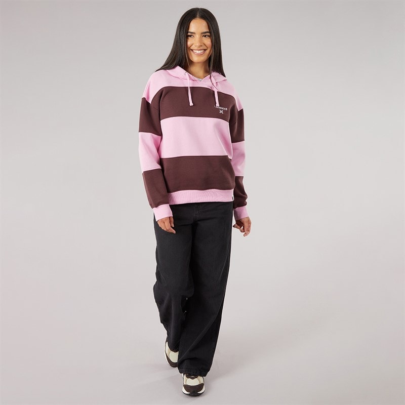 Dame sky hættetrøje Pink/Brun - Billede 4