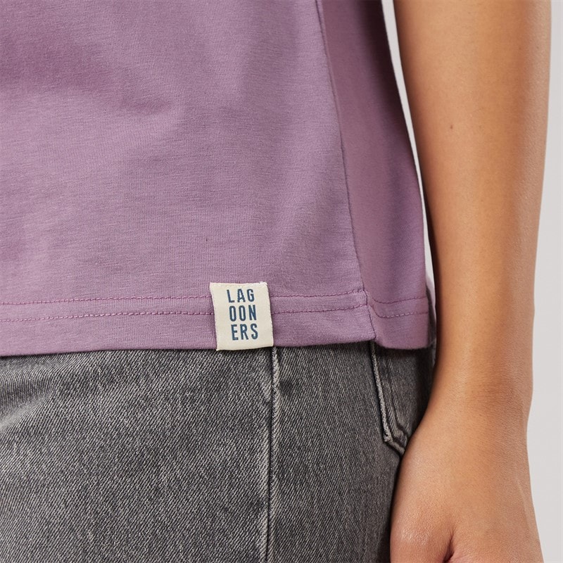 Dame wren t-shirt Grape - Billede 5