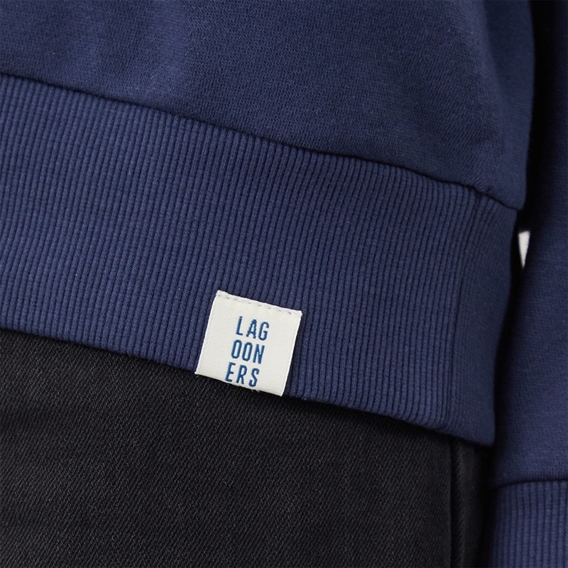 Dame willowmere grafisk sweatshirt Navy - Billede 4