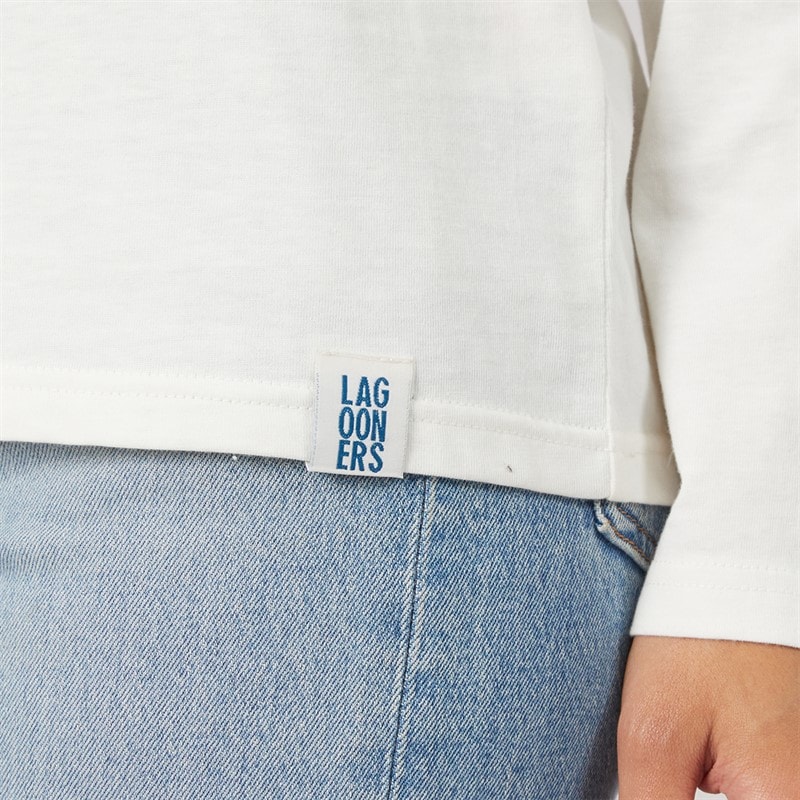 Dame breeze langærmet t-shirt Ecru - Billede 4