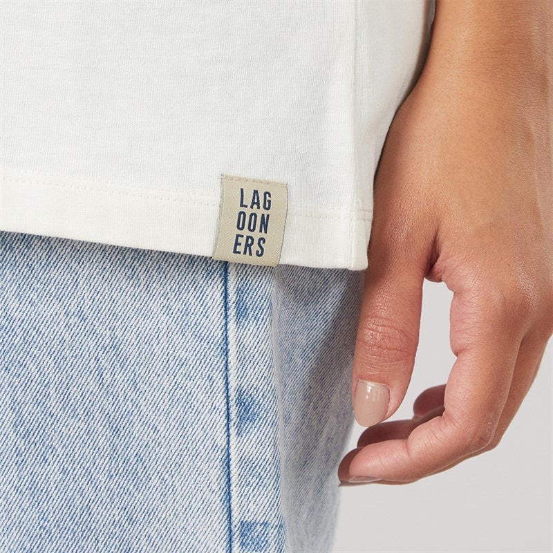 Dame rowan oversized t-shirt Ecru - Billede 4