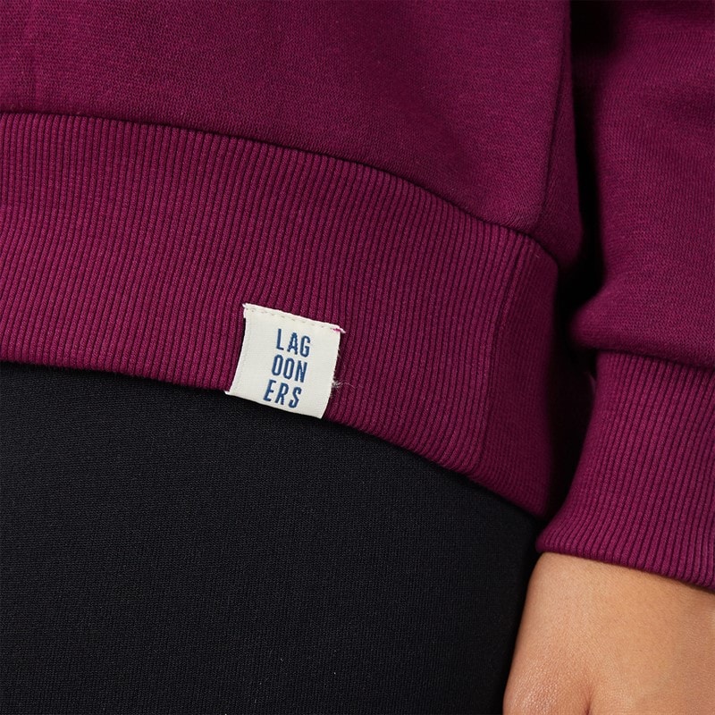 Dame thistleby grafisk sweatshirt Mørkelilla - Billede 3