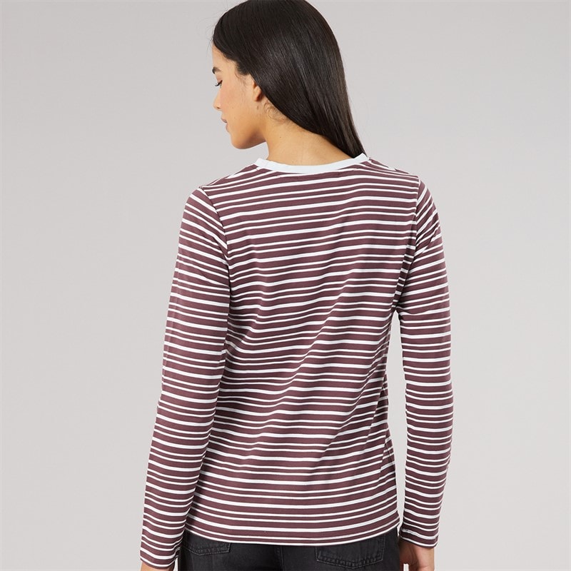 Dame fenwick langærmet t-shirt Brun - Billede 2