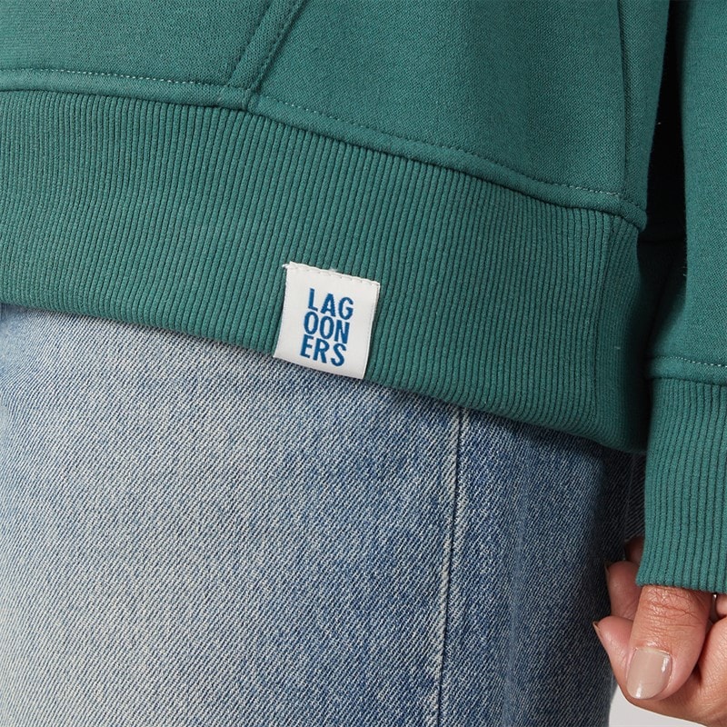 Dame thimblewick hættetrøje Khaki - Billede 3