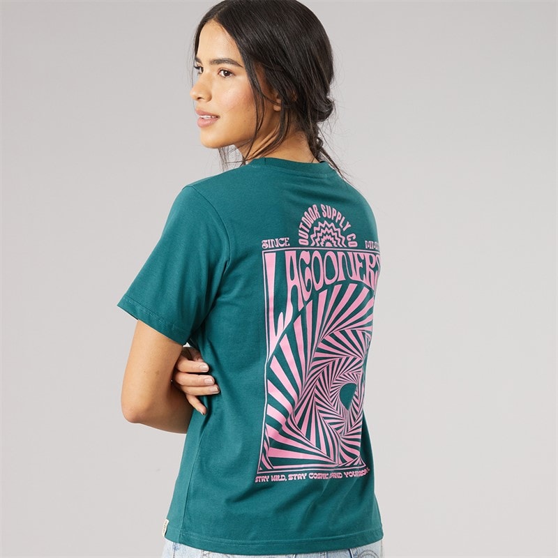 Lagooners Dame briar t-shirt - Deep Sea