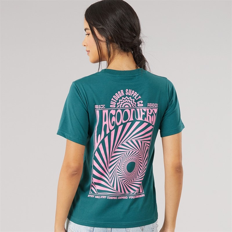 Dame briar t-shirt Deep Sea - Billede 3
