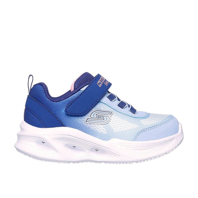 SKECHERS Spædbarn Piger Sola Glow Ombre deluxe sneakers - Marineblå