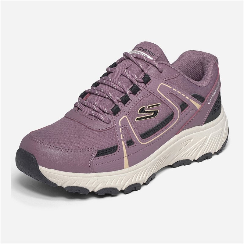 Dame skechers hillcrest 2.0 sneakers Mauve - Billede 3
