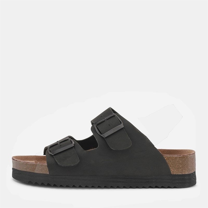 CPH Comfort Dame bio chunky sandal med to stropper - Sort
