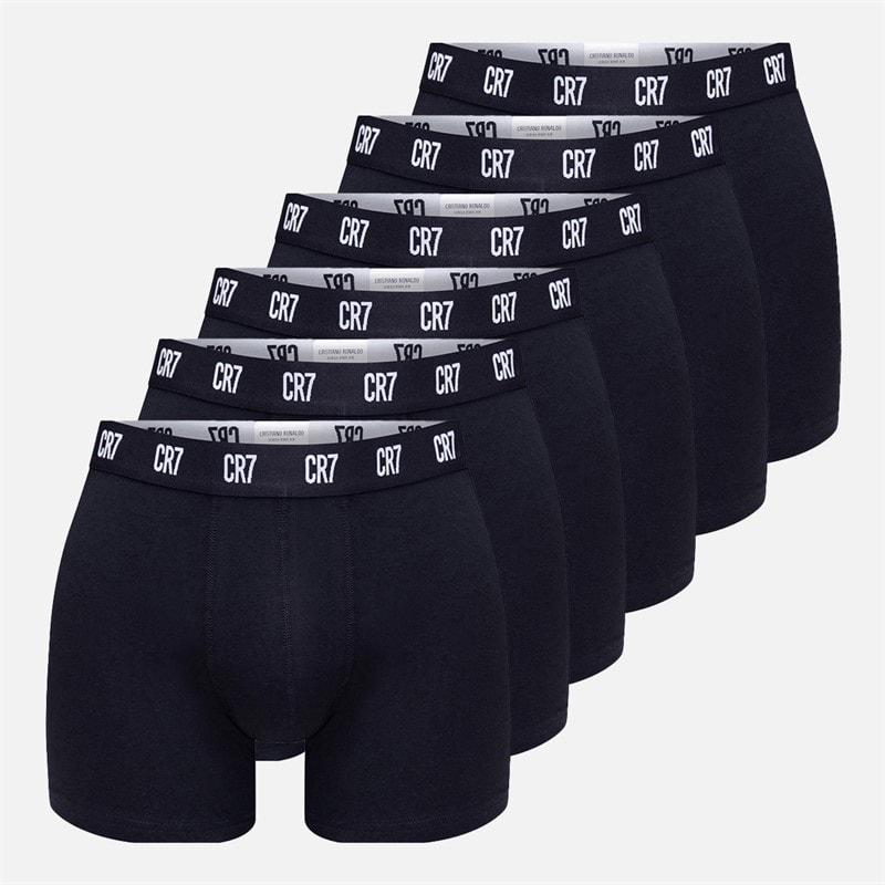 CR7 Herre basic six pack trunks - Sort