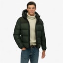 Herre colourblock pufferjakke Surplus Goods Olive Green