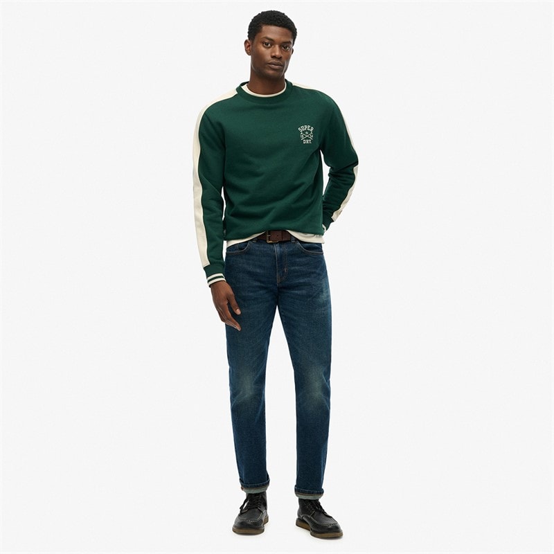 Herre athletic club sweatshirt Enamel Green - Billede 4