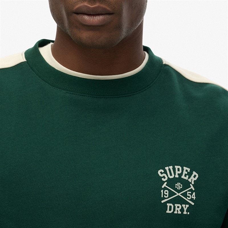 Herre athletic club sweatshirt Enamel Green - Billede 5
