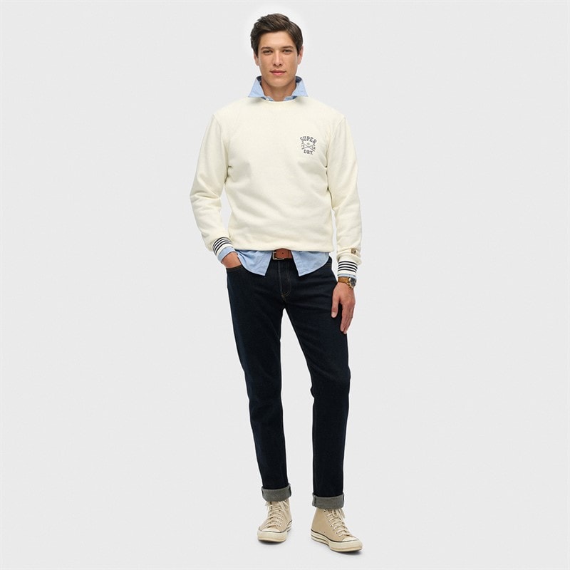 Herre athletic club sweatshirt Off White - Billede 4