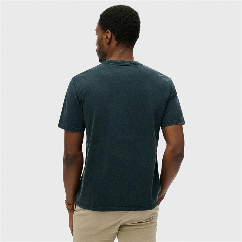 Herre machined goods workwear t-shirt Eclipse Navy - Billede 2
