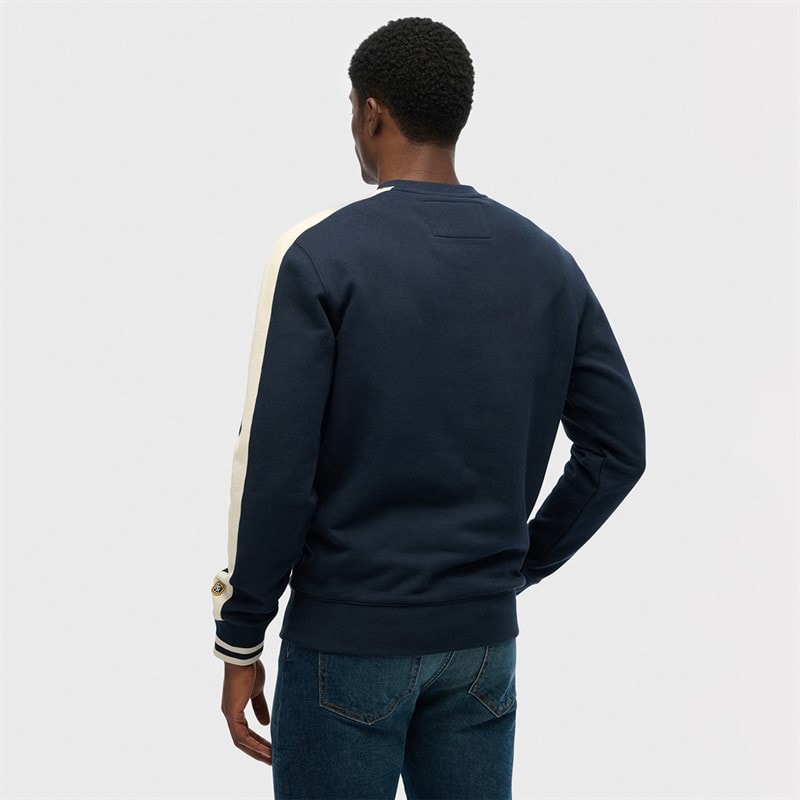 Herre athletic club sweatshirt Nautical Navy Contrast - Billede 2