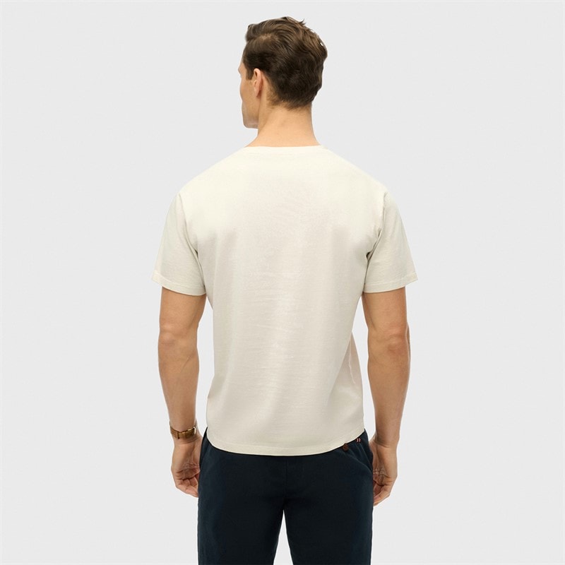 Herre essentials afslappet t-shirt Silver Birch - Billede 2