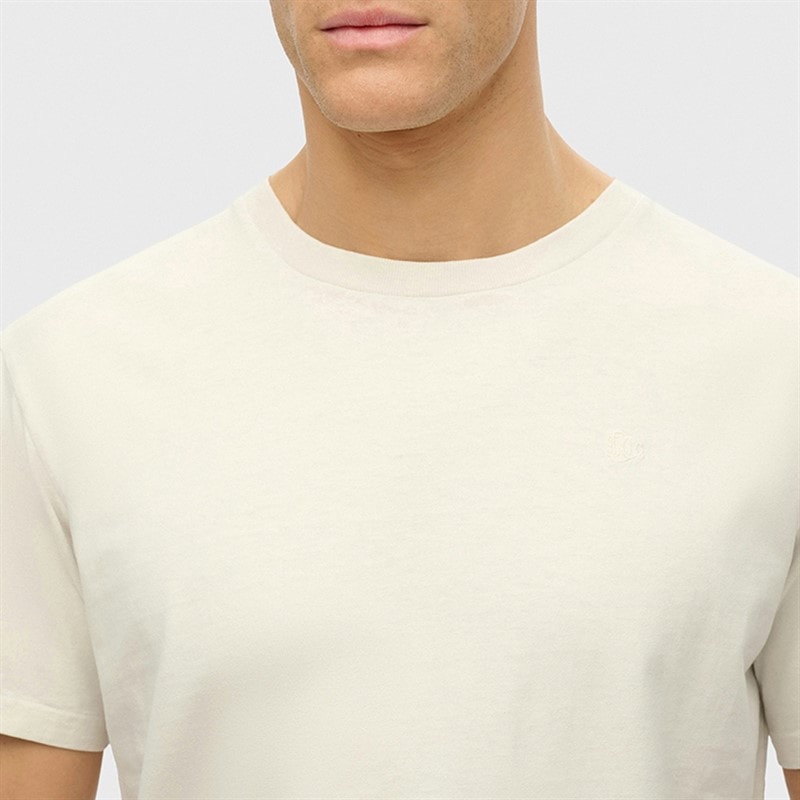 Herre essentials afslappet t-shirt Silver Birch - Billede 3