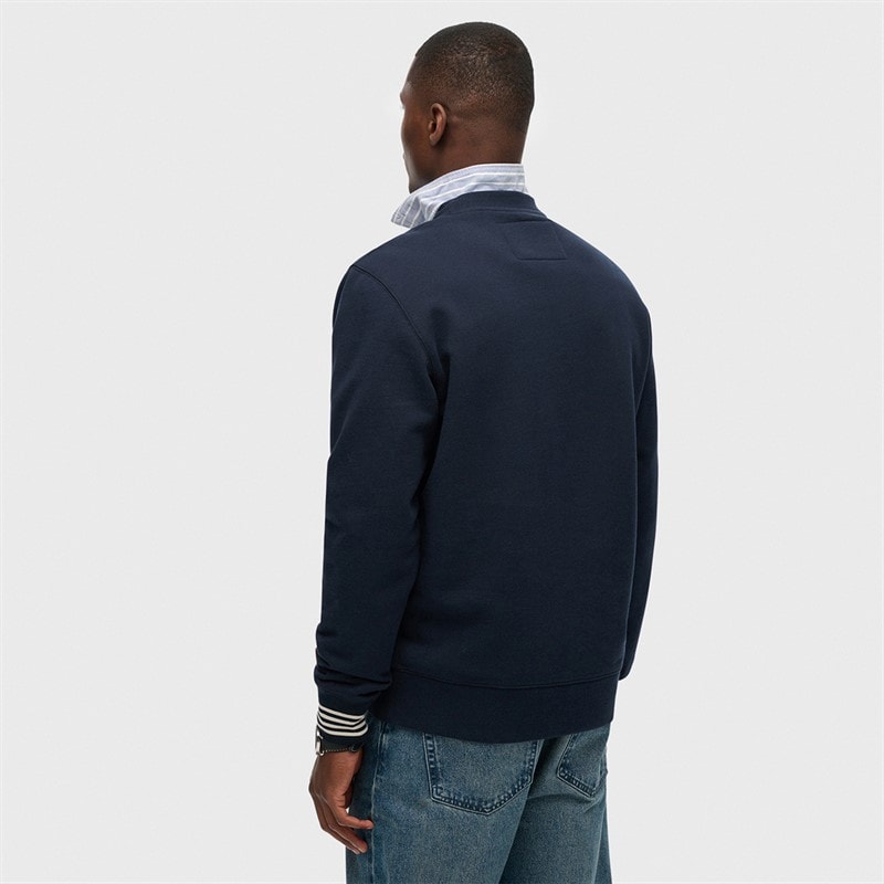 Herre athletic club sweatshirt Nautical Navy - Billede 2