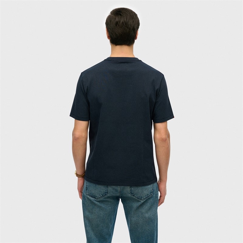 Herre atletisk t-shirt Eclipse Navy - Billede 2