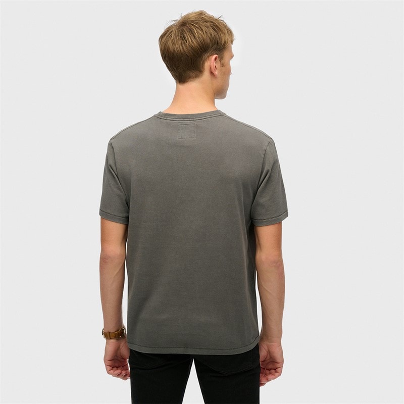 Herre atletisk t-shirt Charcoal - Billede 2
