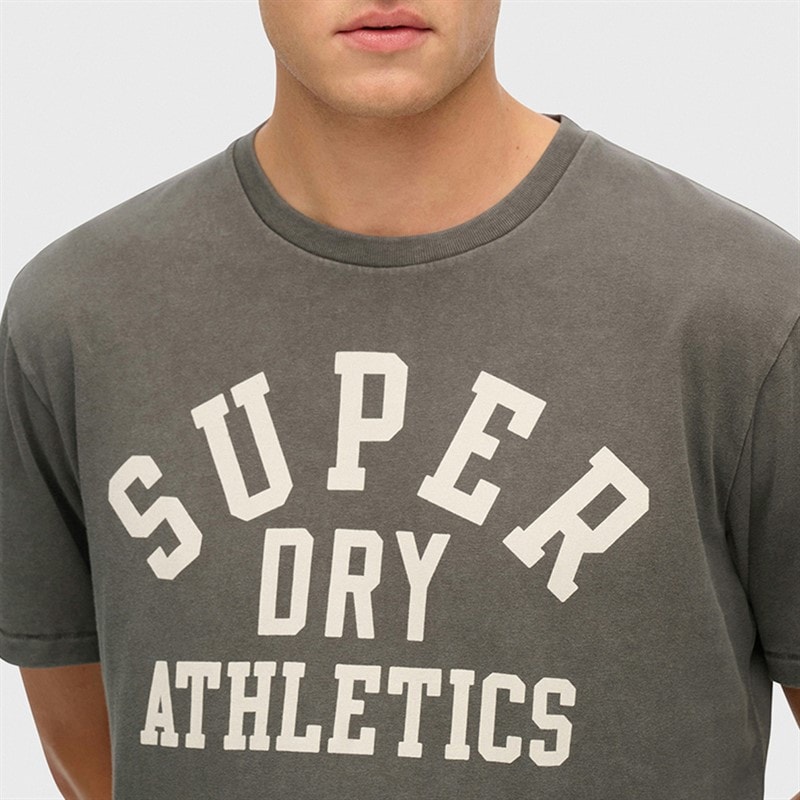 Herre atletisk t-shirt Charcoal - Billede 3