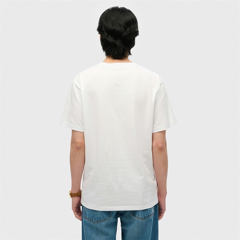 Herre essentials afslappet t-shirt Optic - Billede 2