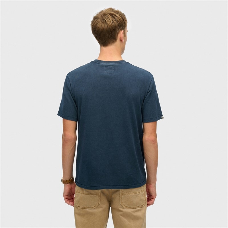 Herre atletisk t-shirt Nautical Navy - Billede 2