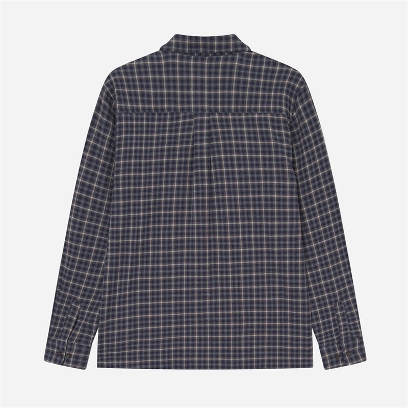 Les Deux Herre John Check Skjorte Dark Sand - Billede 2