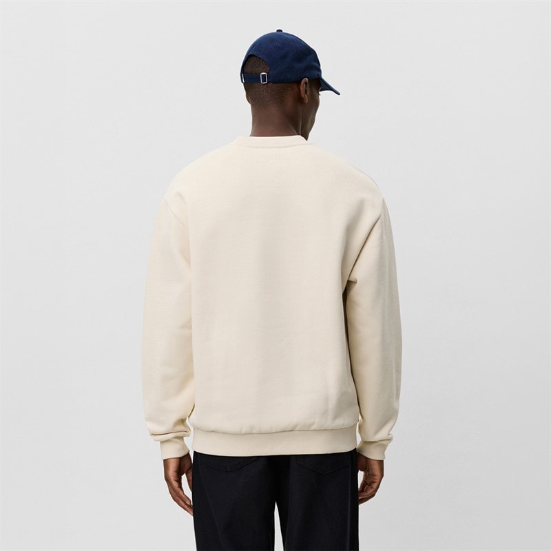 Les Deux Herre Cole Cowboy Sweatshirt Ivory - Billede 2