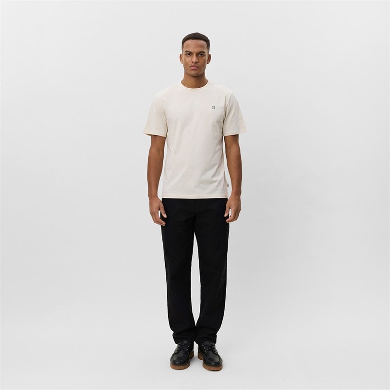Les Deux Herre Core Kontrast T-shirt Ivory - Billede 2
