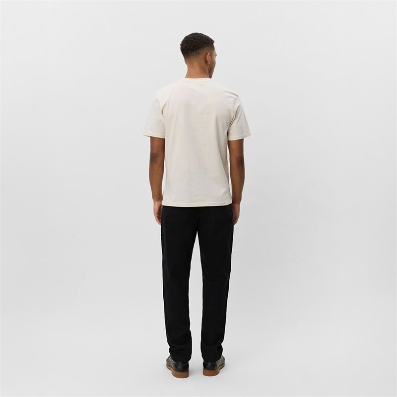 Les Deux Herre Core Kontrast T-shirt Ivory - Billede 3